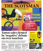 The Scotsman (UK) Newspaper Front Page for 3 August 2019