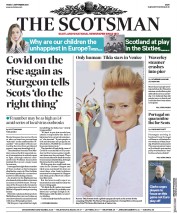 The Scotsman (UK) Newspaper Front Page for 4 September 2020