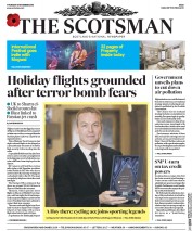 The Scotsman (UK) Newspaper Front Page for 5 November 2015