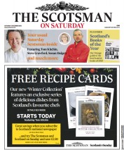 The Scotsman (UK) Newspaper Front Page for 5 December 2020