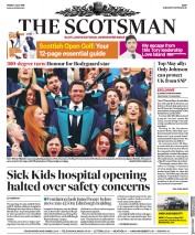 The Scotsman (UK) Newspaper Front Page for 5 July 2019