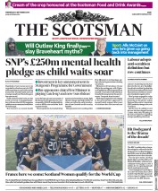 The Scotsman (UK) Newspaper Front Page for 5 September 2018