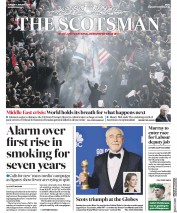 The Scotsman (UK) Newspaper Front Page for 7 January 2020