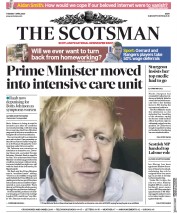 The Scotsman (UK) Newspaper Front Page for 7 April 2020