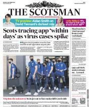 The Scotsman (UK) Newspaper Front Page for 7 September 2020