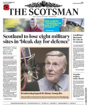 The Scotsman (UK) Newspaper Front Page for 8 November 2016