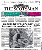 The Scotsman (UK) Newspaper Front Page for 9 March 2021