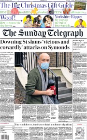 The Sunday Telegraph (UK) Newspaper Front Page for 15 November 2020