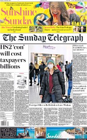 The Sunday Telegraph (UK) Newspaper Front Page for 26 January 2020