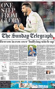 The Sunday Telegraph (UK) Newspaper Front Page for 27 October 2019