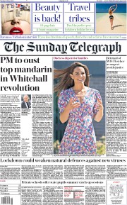 The Sunday Telegraph (UK) Newspaper Front Page for 28 June 2020