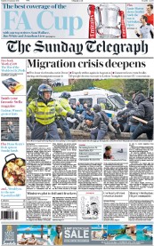 The Sunday Telegraph (UK) Newspaper Front Page for 31 January 2016