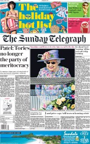 The Sunday Telegraph (UK) Newspaper Front Page for 3 June 2018