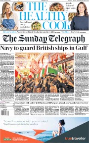 The Sunday Telegraph (UK) Newspaper Front Page for 5 January 2020