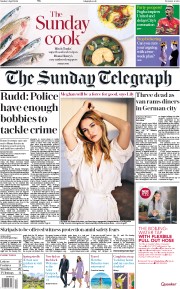 The Sunday Telegraph (UK) Newspaper Front Page for 8 April 2018